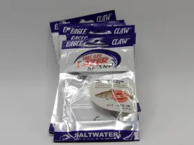 Eagle Claw 047708798082 Lot Of 6 Lazer Sharp Inline Circle Hook Rig Sz 7/0 24 Inch