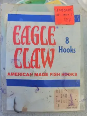 Eagle Claw 20047708468743 1 Vintage Size 2/0 Bronze Finish Fishing Hook Eagle Claw 20047708468743 1 Vintage Size 2/0 Bronze Finish Fishing Hook