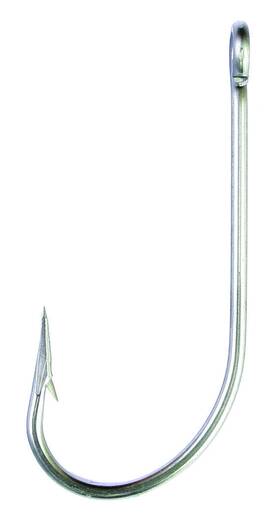 Eagle Claw 254ss-3/0 Oshaughnessy Hook Non-offset Ringed Eye Forged Stainless