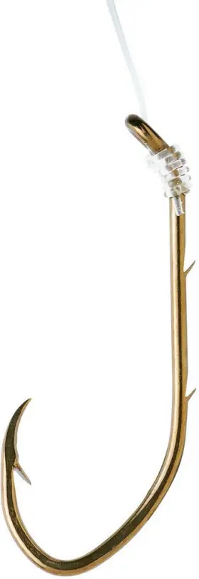 Eagle Claw 295816 Pro-v Bend Baitholder Snell Down Eye Two Slices Hook Bronze 138h-2
