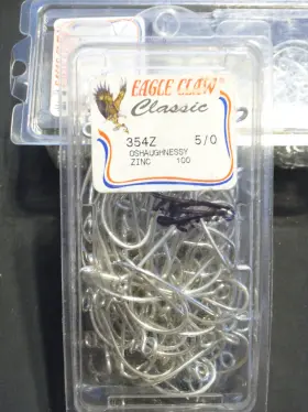 Eagle Claw 3254z-5/0 354z-5/0 Oshaughnessy Hooks Zink Finish Size 5/0 100ct Free Ship Eagle Claw 3254z-5/0 354z-5/0 Oshaughnessy Hooks Zink Finish Size 5/0 100ct Free Ship