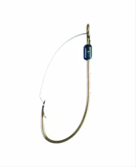 Eagle Claw 449wah-6 449 Wa 2 Weedless Slices Non Offset Hook Size 6 Bronze