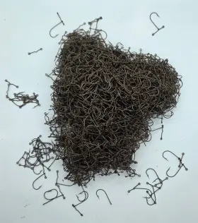 Eagle Claw 570rm-1/0 13 Ozs Size 2 Custom Production Fishing Hooks Appx 1600 Pcs Eagle Claw 570rm-1/0 13 Ozs Size 2 Custom Production Fishing Hooks Appx 1600 Pcs