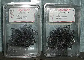 Eagle Claw 630m-4/0 100 - 4/0 Bronze Oshaughnessy Jig Hooks For Molds