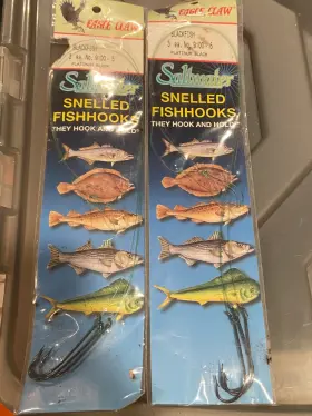 Eagle Claw 9100 2 Blackfish Saltwater 3 Pack Hooks #9100 - 5 New R2