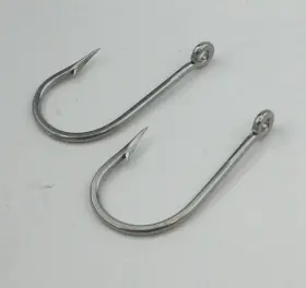 Eagle Claw A703ssbg8/0-2 Addya Mighty Bite Big Game Hook Sz 8/0 2ct