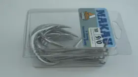 Eagle Claw A705sma9/0-10 Addya A705ssma9/0-10 Makau Needle Eye Big Game Hook Sz 9/0 Stainless Steel 10ct