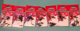 Eagle Claw Bbs1210 Barrel Swivel Black Size 10 12 Pack