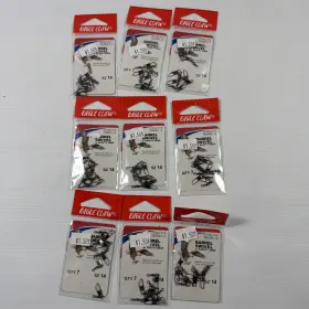 Eagle Claw Bis1214 9 Packs Barrel Swivel With Interlock Snap Size 14 Qty. 7 Per Pack Eagle Claw Bis1214 9 Packs Barrel Swivel With Interlock Snap Size 14 Qty. 7 Per Pack