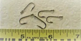 Eagle Claw Hooks 210nm-8 100 Siwash - Size 10 Open Eye Nickel Spinners Free Shipping