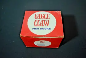Eagle Claw Hooks 254ca -8/0 Size 8/0 100ct Cadmium