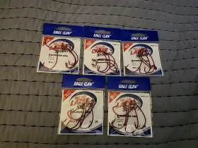 Eagle Claw L098rg Lazer Sharp Magworm Ewg Hooks Size 2/0. Lot Of 5 Packs Needle Eagle Claw L098rg Lazer Sharp Magworm Ewg Hooks Size 2/0. Lot Of 5 Packs Needle