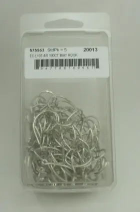 Eagle Claw L197-4/0 Seaguard Circle Bait Hook Forged Offset Ringed Eye 4/0 100ct Eagle Claw L197-4/0 Seaguard Circle Bait Hook Forged Offset Ringed Eye 4/0 100ct