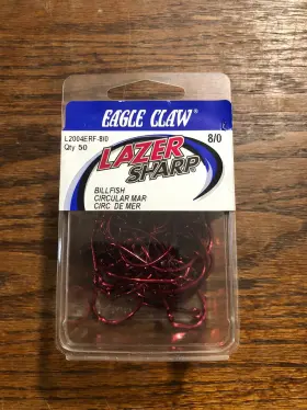 Eagle Claw L2004erf-8/0 Circle Hook Size 8/0 Qty. 50 Billfish Eagle Claw L2004erf-8/0 Circle Hook Size 8/0 Qty. 50 Billfish