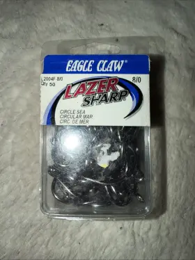 Eagle Claw L2004fh-8/0 Circle Hook Size 8/0 50ct