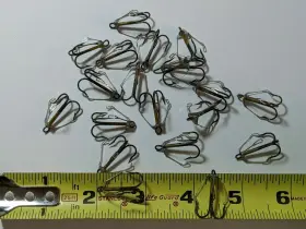Eagle Claw L2879wm 50 Weedless Bronze Treble Hooks Size 6 Free Fast Shipping Eagle Claw L2879wm 50 Weedless Bronze Treble Hooks Size 6 Free Fast Shipping