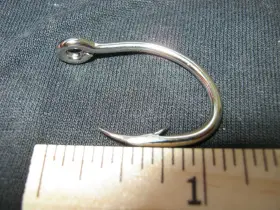 Eagle Claw L318nmgm 500 Nickel Live Bait Hooks 4/0 Eagle Claw L318nmgm 500 Nickel Live Bait Hooks 4/0