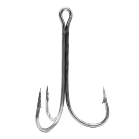 Eagle Claw L375g2 Lazer-sharp 2x Treble Fishing Hook Regular Shank Curved Point Nickel Eagle Claw L375g2 Lazer-sharp 2x Treble Fishing Hook Regular Shank Curved Point Nickel