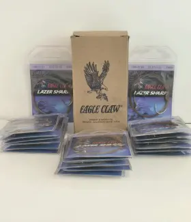 Eagle Claw L568-30 L586-20 3/4 Lazer Sharp Fishing Rigs 20lb 3/0-4/0 Lot Of 19 Packs Eagle Claw L568-30 L586-20 3/4 Lazer Sharp Fishing Rigs 20lb 3/0-4/0 Lot Of 19 Packs