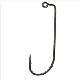 Eagle Claw L635p 100 -1/0 635 Oshaughnessy Blk Platinum Jig Hooks For Molds 635p