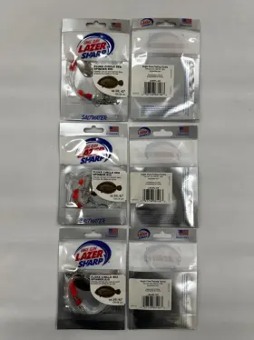 Eagle Claw L832pl-3/0 Fluke Circle Sea Spin Rig Lazer Sharp 6-pack New #l832pl-3/0 Eagle Claw L832pl-3/0 Fluke Circle Sea Spin Rig Lazer Sharp 6-pack New #l832pl-3/0