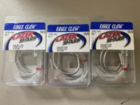 Eagle Claw L978 3 Lazer Sharp L978-16/0 Size 16/0 Double Hook Halibut Rigs