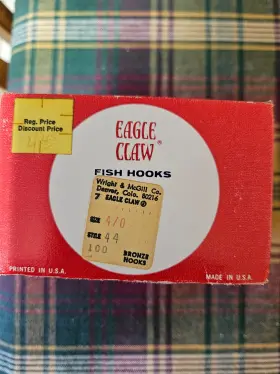 Eagle Claw Lo44r 4/0 Hooks Model 44r Weedless 100 Ct Eagle Claw Lo44r 4/0 Hooks Model 44r Weedless 100 Ct