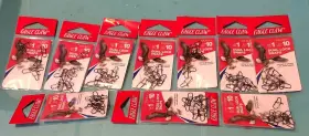 Eagle Claw Sdlsnp-1 Fishing Tackle Lot Of 10 Dual Lock Snaps Size 1 Per Pk 100 Tot