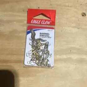Eagle Claw Ss127 Barrel Swivel Safety Snap Size 7 Gold Silver Pack Bis123 Eagle Claw Ss127 Barrel Swivel Safety Snap Size 7 Gold Silver Pack Bis123