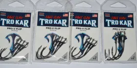 Eagle Claw Tk133-5/0 4 Packs Trokar Pro-v Flip Hooks 5/0 Heavy Duty Bass Flippin Eagle Claw Tk133-5/0 4 Packs Trokar Pro-v Flip Hooks 5/0 Heavy Duty Bass Flippin