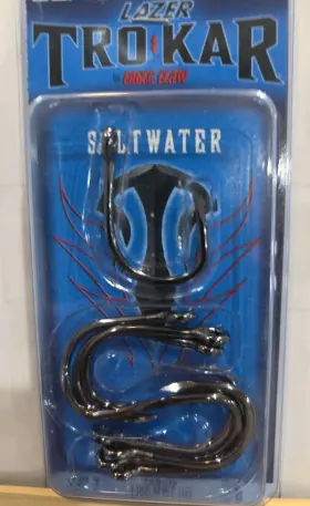 Eagle Claw Trokar Tro Kar 047708735940 Lazer Tro-kar Fishing Hooks By 7/0 Live Bait Heavyduty Saltwater 8qty Eagle Claw Trokar Tro Kar 047708735940 Lazer Tro-kar Fishing Hooks By 7/0 Live Bait Heavyduty Saltwater 8qty