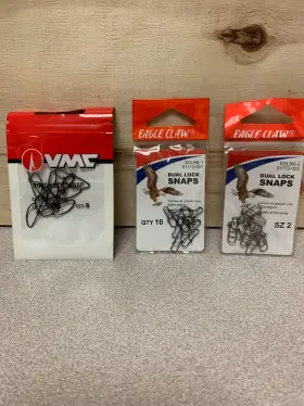 01172-003 EAGLE CLAW VMC Dual Lock Snap