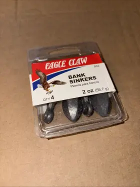 Eagle Claw Wbnks-2 Lead Bank Sinkers
