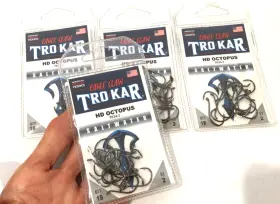 Eagle Claw - Wright Mcgill Tk24-2 72 Trokar Saltwater Fish Hooks Sz 2 Hd Octopus Black Eagle Claw - Wright Mcgill Tk24-2 72 Trokar Saltwater Fish Hooks Sz 2 Hd Octopus Black