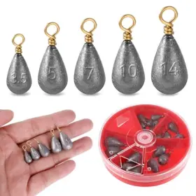Elevatetech 676069 1 1weblytu 22pcs Fishing Weights Sinkers Kit Various Bass Casting Rolling Swivel Elevatetech 676069 1 1weblytu 22pcs Fishing Weights Sinkers Kit Various Bass Casting Rolling Swivel