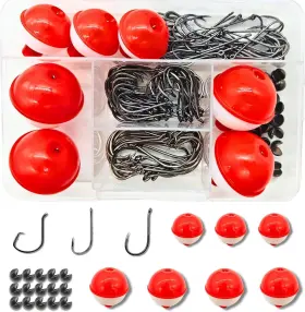 Ellycio 705353650642 147/295 Pcs Fishing Tackle Kit Including Hooks Bobbers Octopus Circle Ellycio 705353650642 147/295 Pcs Fishing Tackle Kit Including Hooks Bobbers Octopus Circle