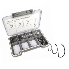 Eupheng 797434717689 Fly Fishing Hook Tying Dry Wet Barbless Nymph Hooks Flies Curved Czech Sc
