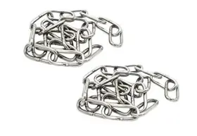 Faocean Fyslc04 3/16 Inch 5mm Wire Diameter Stainless Steel Safety Chains X 20
