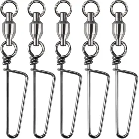 Faveten 756166582392 Fishing Tackle Swivels With Coastlock Snap High Strength Stainless