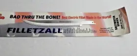 Filletzall 13659 8 Inch Blade. Electric Fillet Blade Saltwater Series Filletzall 13659 8 Inch Blade. Electric Fillet Blade Saltwater Series