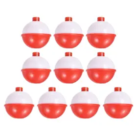 Fipux 685821962579 50 Pack 1.5 Inch Fishing Bobbers Plastic Push Button Round Float Fipux 685821962579 50 Pack 1.5 Inch Fishing Bobbers Plastic Push Button Round Float