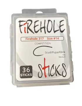 Firehole 703624275785 Competition Barbless Hooks Sz 14 #317 Scud Pupa Klink 1xg Med 36 Sticks Firehole 703624275785 Competition Barbless Hooks Sz 14 #317 Scud Pupa Klink 1xg Med 36 Sticks