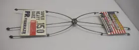 Fish Razr Fr945 28 Inch Super Heavy Barz Loopz Dredge Bar .150 6arm 13 Loops Fish Razr Fr945 28 Inch Super Heavy Barz Loopz Dredge Bar .150 6arm 13 Loops
