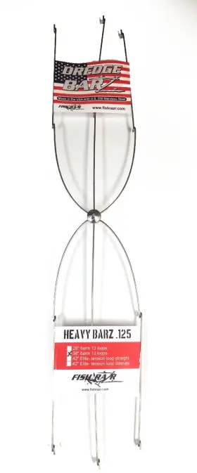 Fish Razr Fr971 38 Inch Heavy Loopz Dredge Bar .125 - 6arm 13 Loops Fish Razr Fr971 38 Inch Heavy Loopz Dredge Bar .125 - 6arm 13 Loops