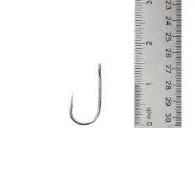 Fish Wow 3xh20go10p 100 Fishing 6x Strong Siwash Nickel Hooks Size 2/0 Open Eye Hi Carbon Steel Hook