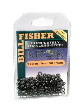 Fisher Scientific 096337023980 Billfisher Sss5-50pk Krok Stainless Steel Fishing Swivels White
