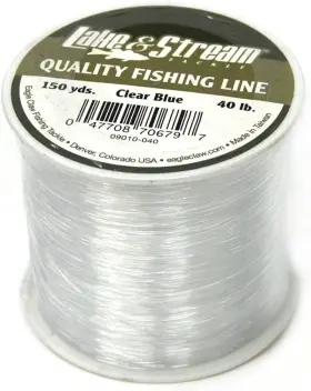 Fishing Tackle Co. 09010-080 Lake And Stream Economy Mono Line 80-pound 60-yards Clear Fishing Tackle Co. 09010-080 Lake And Stream Economy Mono Line 80-pound 60-yards Clear