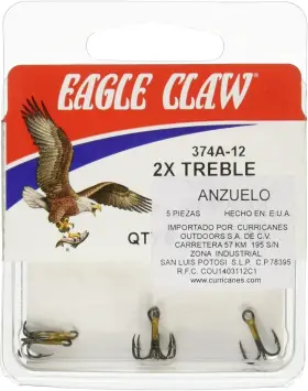 Fishing Tackle Co. 744110839388 374a-12 Classic Treble Bronze 374ah-12