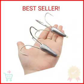 Fishingpepo 705353666476 Snagging Hooks Weighted Treble Large Fishing Weigh Fishingpepo 705353666476 Snagging Hooks Weighted Treble Large Fishing Weigh
