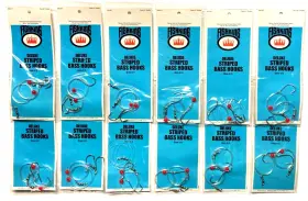 Fishking Sw-217-4/0 12 Packs Sw-217 Snelled Deluxe Striped Bass Size 4/0 Hook 2-count
